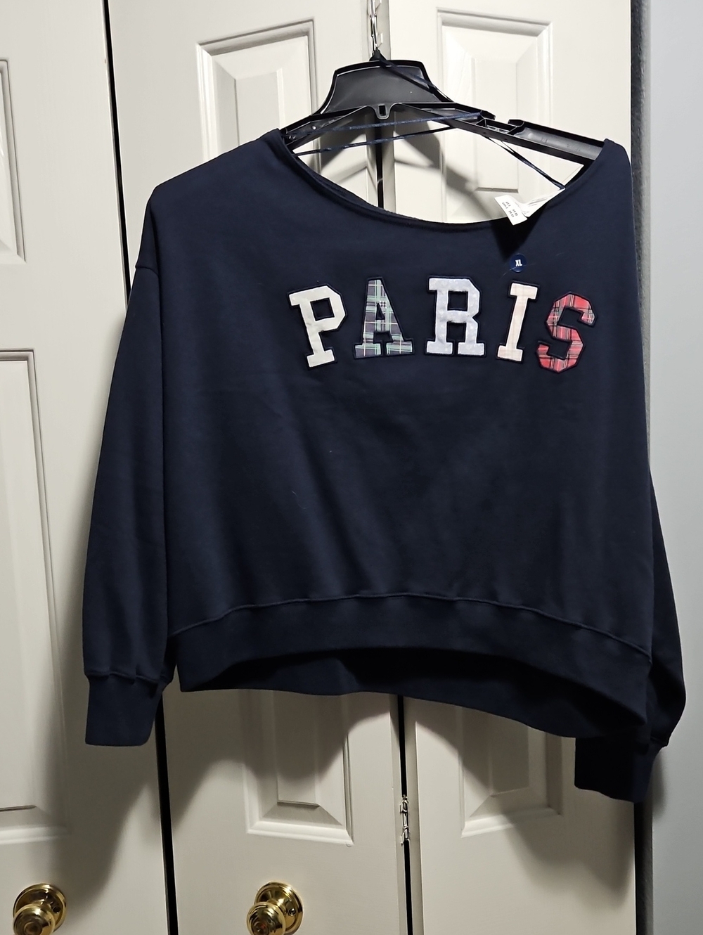 NWT Hollister Paris Boat Neck Oversized Sweatshirt